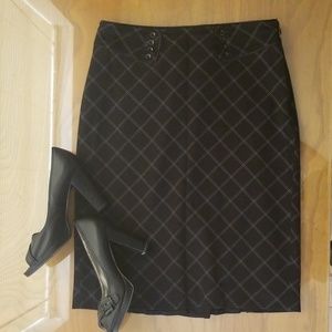 WHBM Pencil Skirt with Ruffle on Back Hem